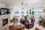NEW PHOTO: Pacific Pearl, Oceanfront Living Room with Comfy Recliners
